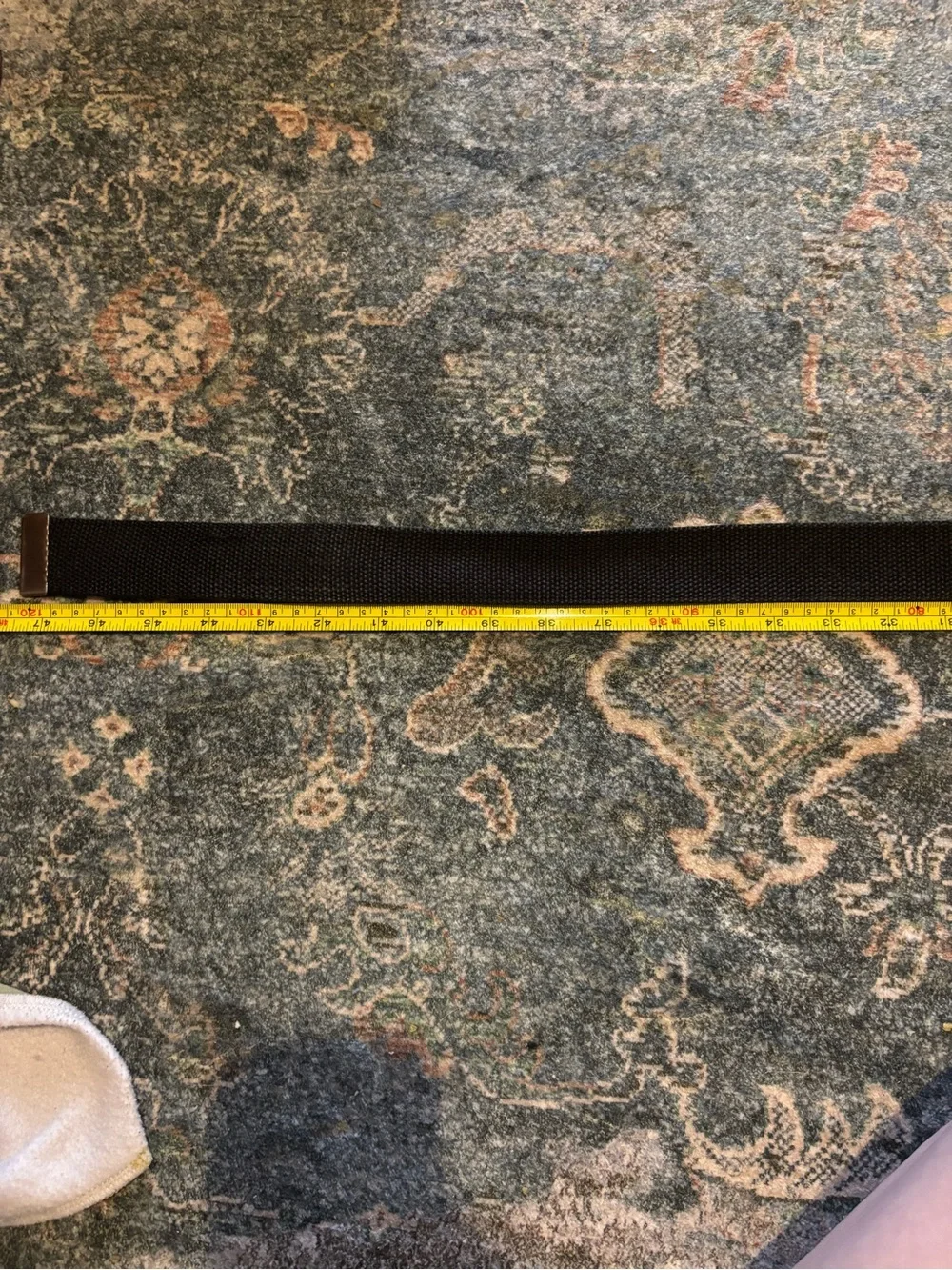 Nike Black Web Belt with Swoosh Buckle